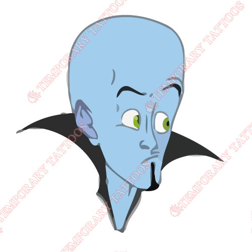 Megamind Customize Temporary Tattoos Stickers NO.3388